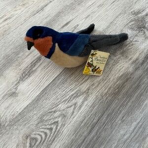 Wild Republic Audubon Birds Barn Swallow Plush with Real Bird Call